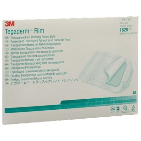 3M Tegaderm Film повязка для ран 15x20см 10 штук