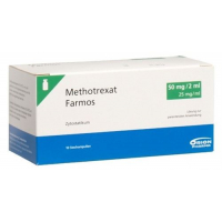 Метотрексат Фармос раствор для инъекций 50 мг / 2 мл 10 флаконов по 2 мл