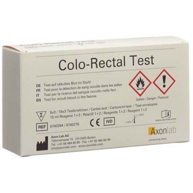 COLO RECTAL TEST 5 X 3 STK