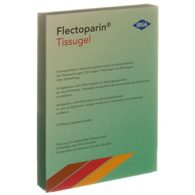 Flectoparin Tissugel 10 Pflaster