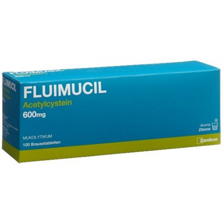 Fluimucil 600 mg Erwachsene Citron 100 Brausetablets