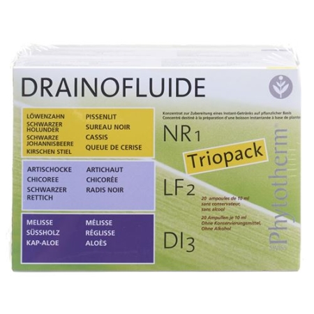 Drainofluide Pack Ass Nr 1 Lf 2 Di 3 60x 10мл