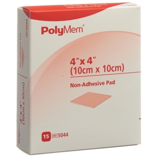 POLYMEM WUNDV 10X10CM N ADH ST
