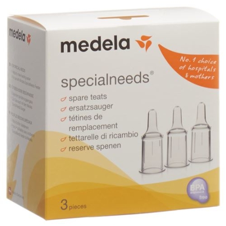 Medela Ersatzsauger specialneeds 3 штуки