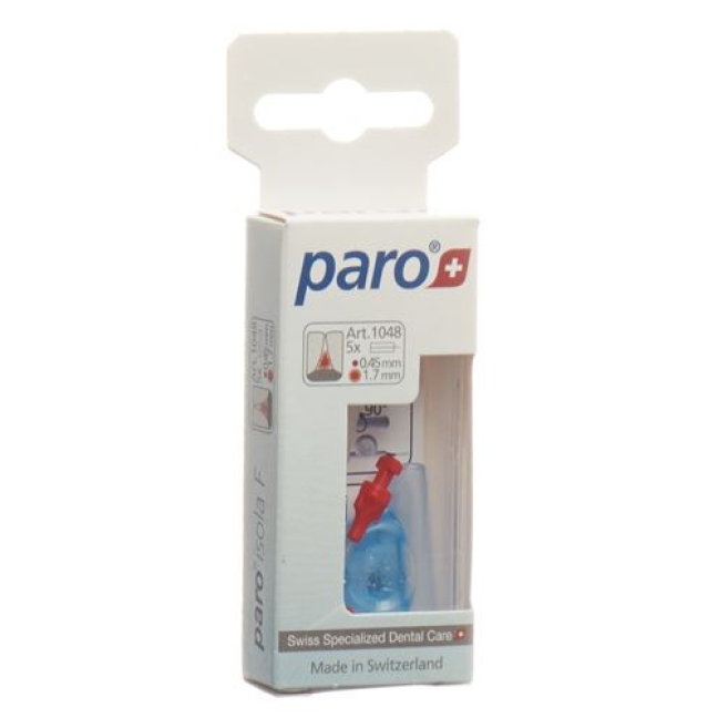 Paro Isola F 1.7мм xxxx-fein Rot zylindrisch 5 штук