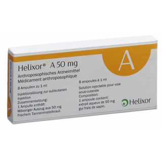 Хеликсор A раствор для инъекций 50 мг 8 ампул