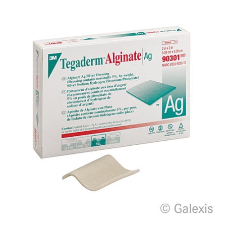 3M Tegaderm Alginate Ag компресс 10x10см 10 штук