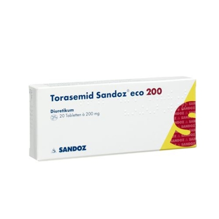 Torasemid Sandoz ECO 200 mg 20 tablets