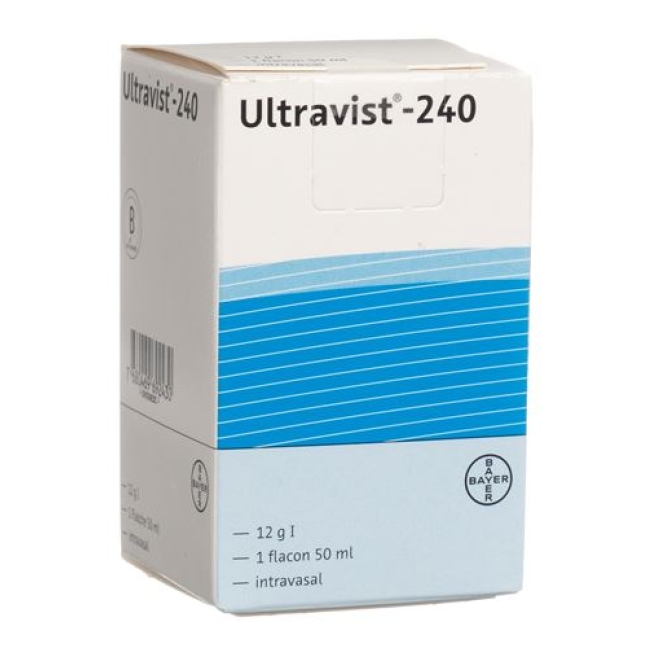 ULTRAVIST 240 INJ LSG 240MG FL