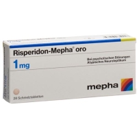 Рисперидон Мефа Оро 1 мг 28 ородиспергируемых таблеток Рисперидон Мефа Оро 1 мг 28 ородиспергируемых таблеток