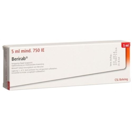 BERIRAB 750 IE/5ML          KK