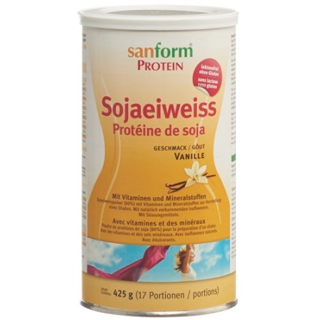 Sanform Soja Eiweiss Pulver Vanille Dose 425г