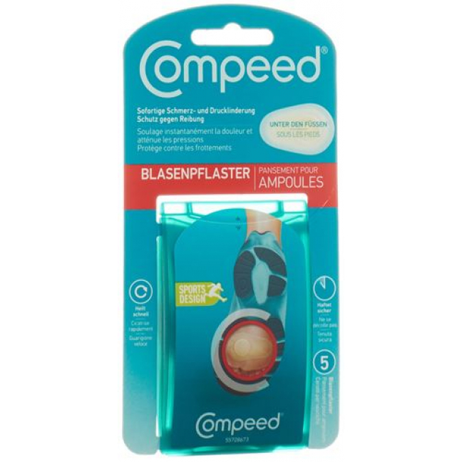 Compeed Blasenpflaster Unter Den Fussen 5 штук