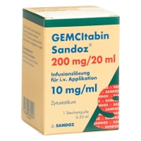 Gemcitabin Sandoz 200 mg/20 ml Gemcitabin Sandoz 200 mg/20 ml