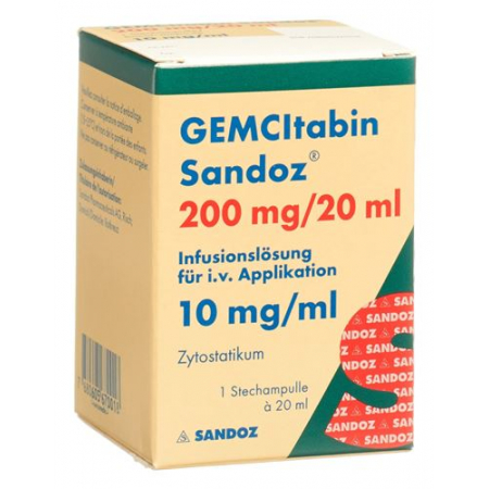 Gemcitabin Sandoz 200 mg/20 ml