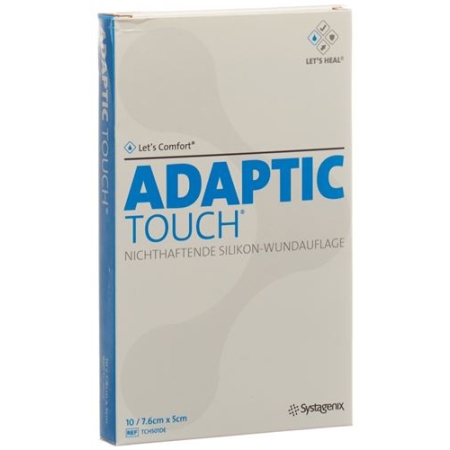 Let’s Comfort Adaptic Touch Silikon-Wundauflage 5смx7.6см 10 шту