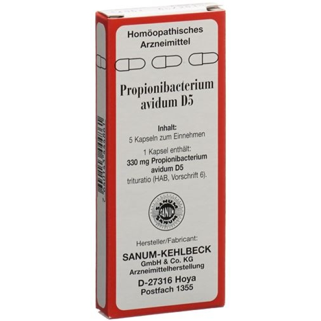 Propionibacterium Avidum в капсулах D 5 5 штук