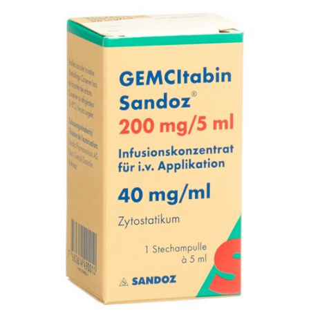 GEMCITABIN SANDOZ KON 200MG KK