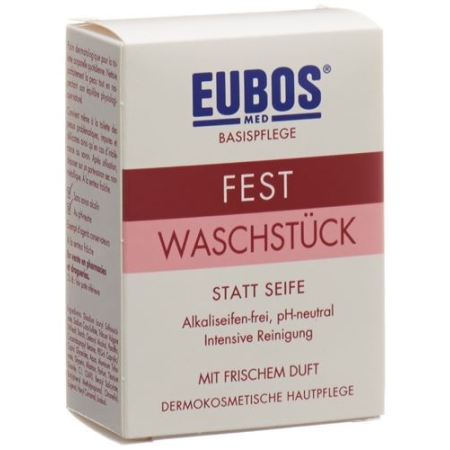 Eubos Seife Fest Parfumiert Rosa 125г