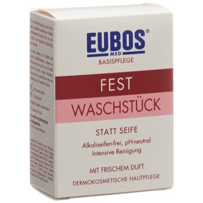 Eubos Seife Fest Parfumiert Rosa 125г