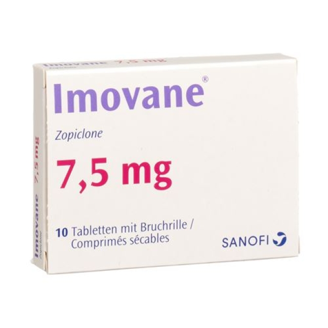 Имован 7,5 мг 10 таблеток Имован 7,5 мг 10 таблеток