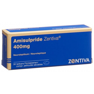 Амисульприд Зентива 400 мг 30 таблеток покрытых оболочкой