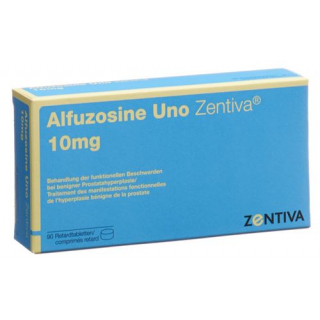 Альфузозин Уно Зентива 10 мг 90 ретард таблеток
