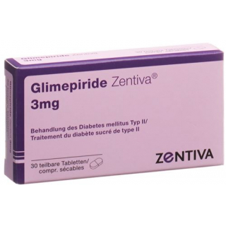 Глимепирид Зентива 3 мг 30 таблеток