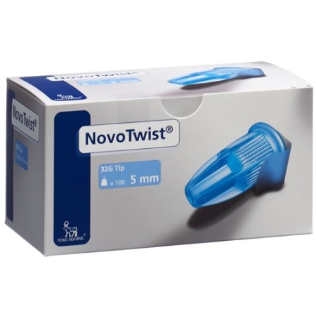 Novo Twist Injektionsnadeln 5мм 32г 100 штук