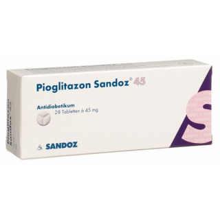 PIOGLITAZON SANDOZ 45MG