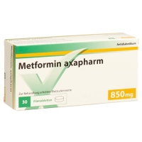 Метформин Аксафарм 850 мг 30 таблеток покрытых оболочкой  
