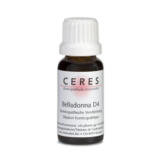 Ceres Belladonna D 4 Dilution 20мл