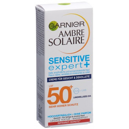 Ambre Solaire Gesichtscr Sensi Expert+ Sf50+ 75мл