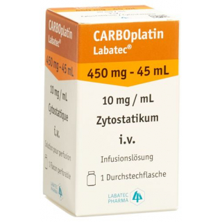Карбоплатин Лабатек раствор для инфузий 450 мг / 45 мл флакон 45 мл