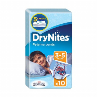 Huggies Drynites Nachtwindeln Boy 3-5jahre 10 штук