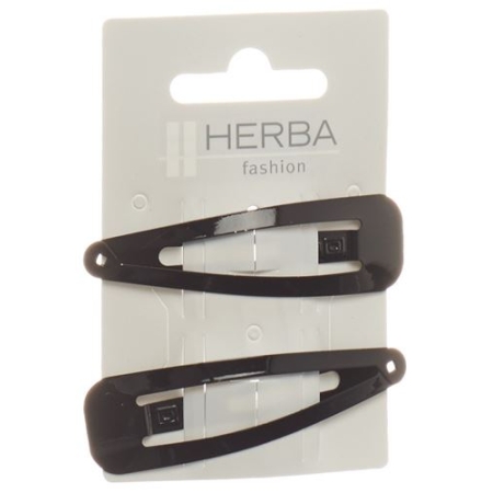 HERBA CLIPS 6.8CM SCHWARZ