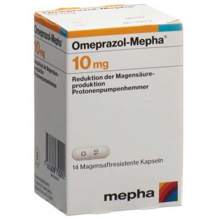 Omeprazol Mepha 10 mg 28 Kaps