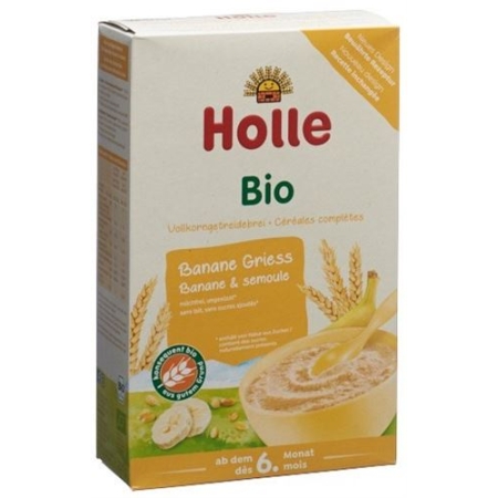 Holle Frucht Brei Banane Griess Bio 250 g