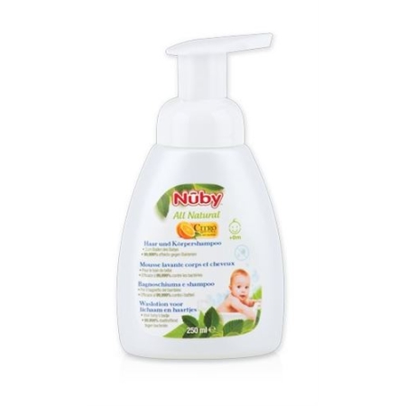 Nuby All Naturals Haar-korpershampoo 250мл