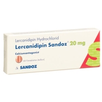 Lercanidipin Sandoz 20 mg 28 filmtablets Lercanidipin Sandoz 20 mg 28 filmtablets
