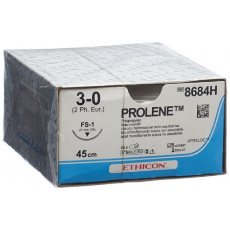 PROLENE 45CM BLAU 3-0 FS-1