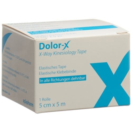 Dolor-x X-way Kinesiology Tape 5см X 5m Blau