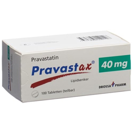 Pravastax 40 mg 100 tablets