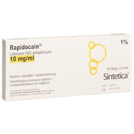 RAPIDOCAINE INJLSG 1% O KO