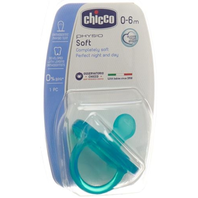 CHICCO SAUG GOMM BLUE 0-6M DF