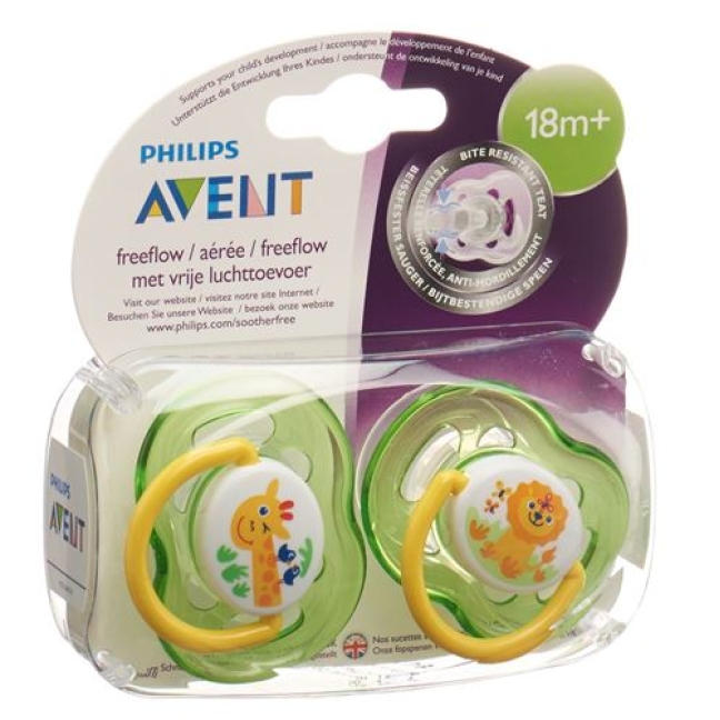 Avent Philips Beruhigungssauger Unisex 18m+ Grun