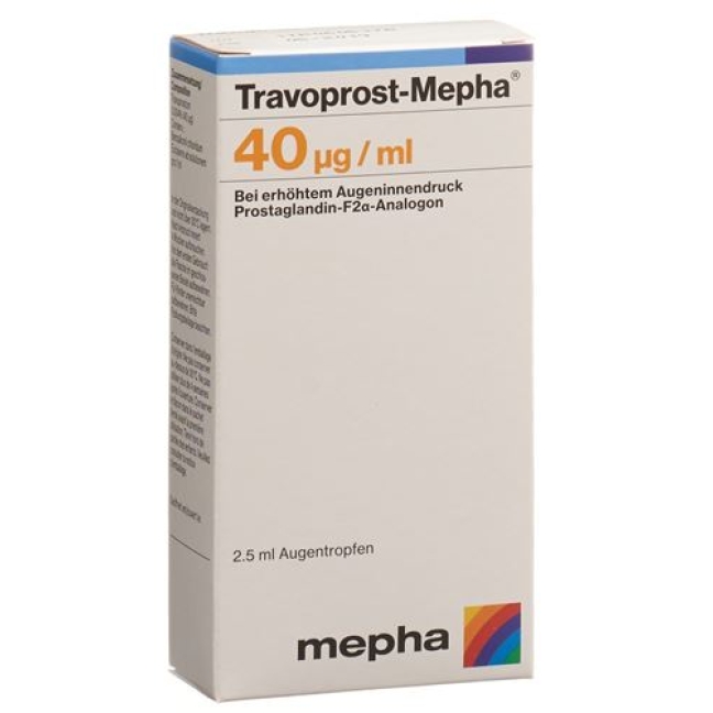 TRAVOPROST MEPHA OPHT 40MC