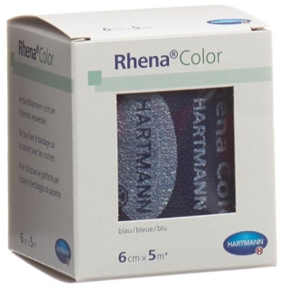 RHENA COLOR EL BDE 6CMX5M BLAU