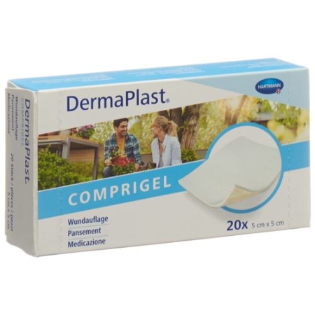 Dermaplast Comprigel 5x5см 20 Wundauflagen