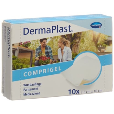 Dermaplast Comprigel 7.5x10см 10 Wundauflagen